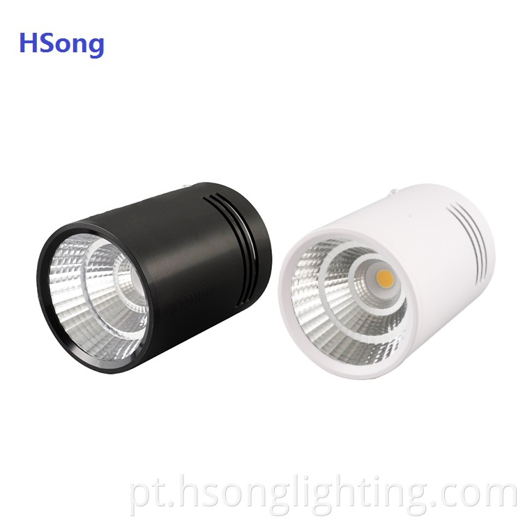 2022 Novo montagem de superfície ajustável 5W 12W 18W LED LED Commercial Downlight